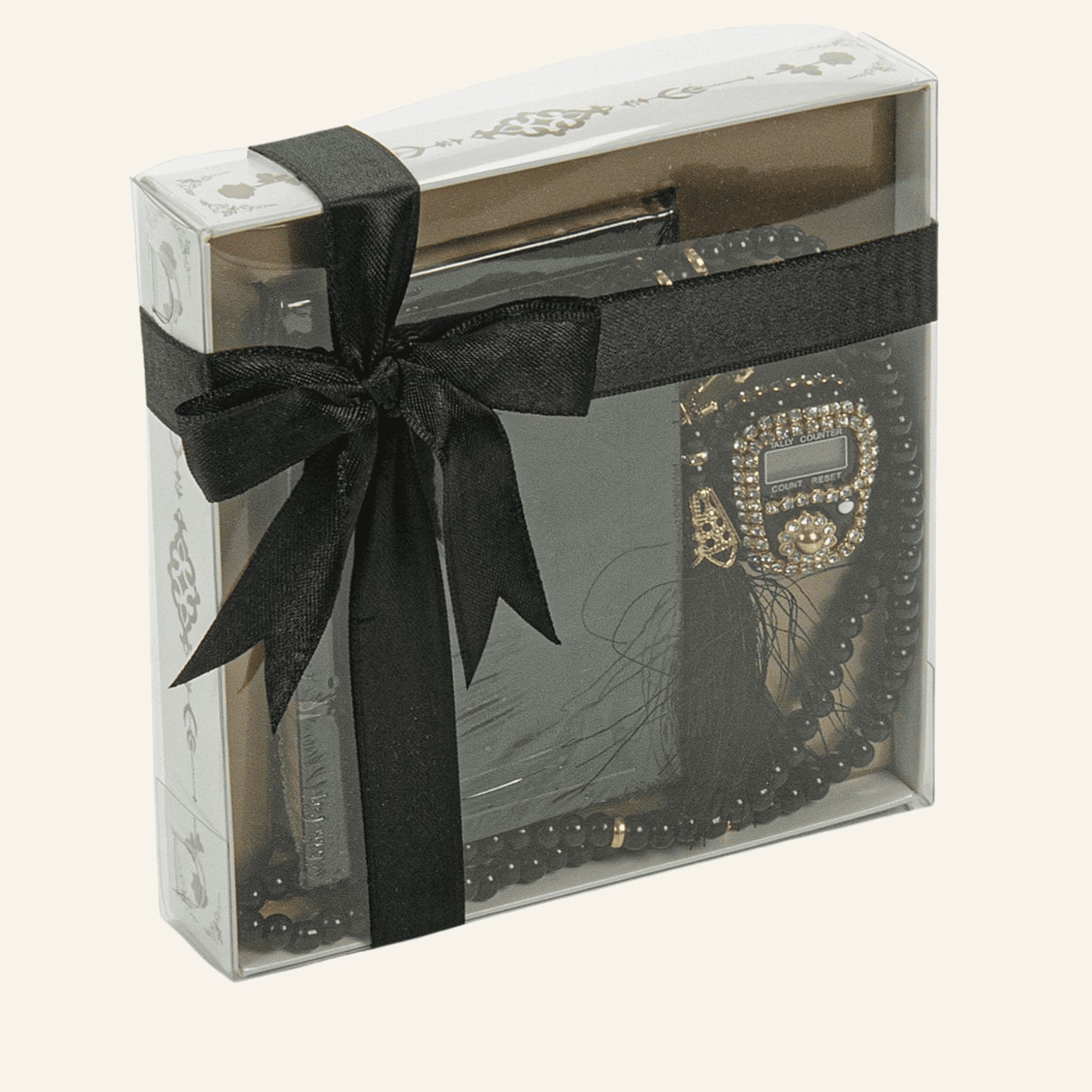 Quran, Dhikr Counter, and 99 Bead Tesbih in Stylish Gift Boxes