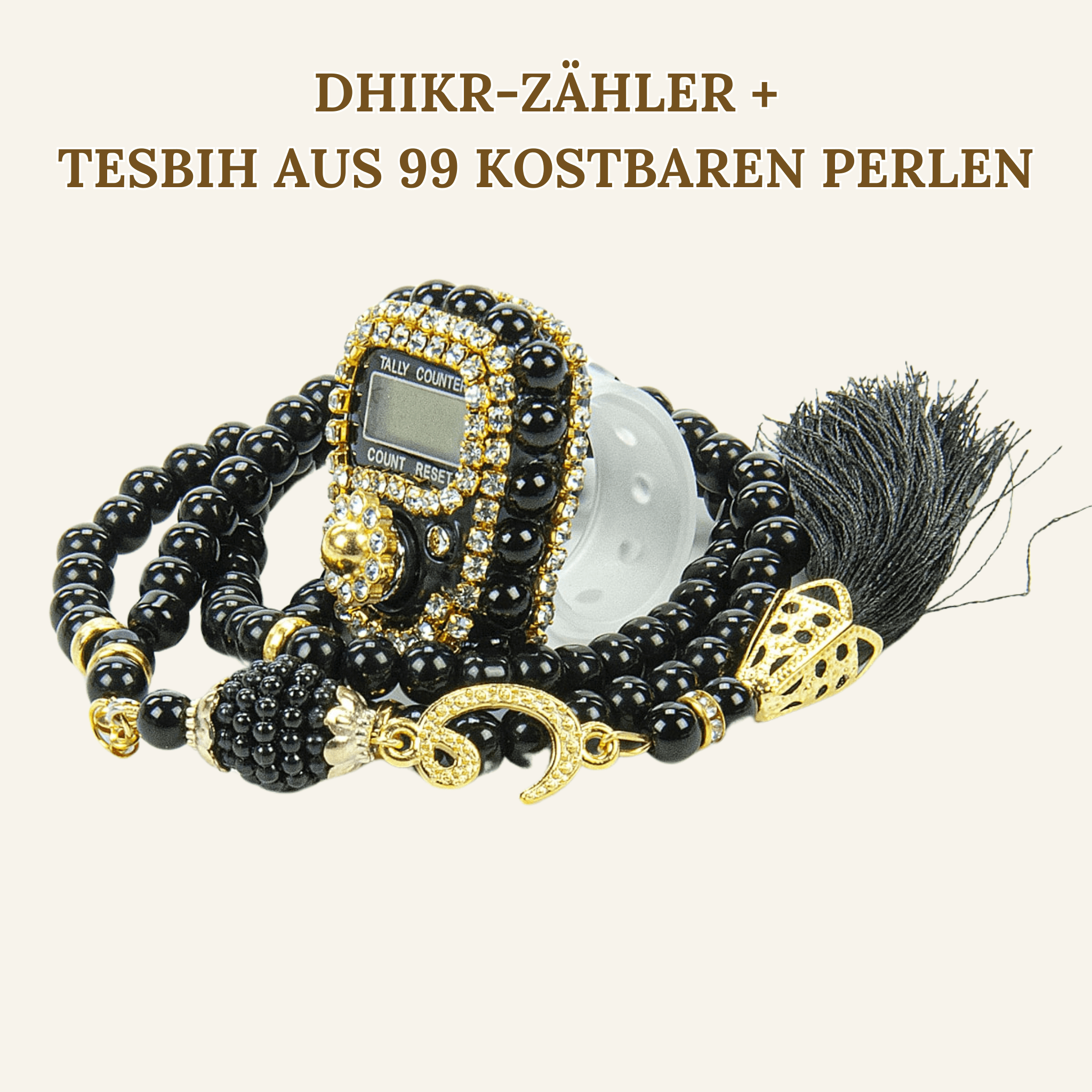 Quran, Dhikr Counter, and 99 Bead Tesbih in Stylish Gift Boxes