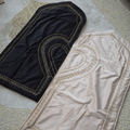 Edles Couple-Gebetsteppich-Set aus Samt