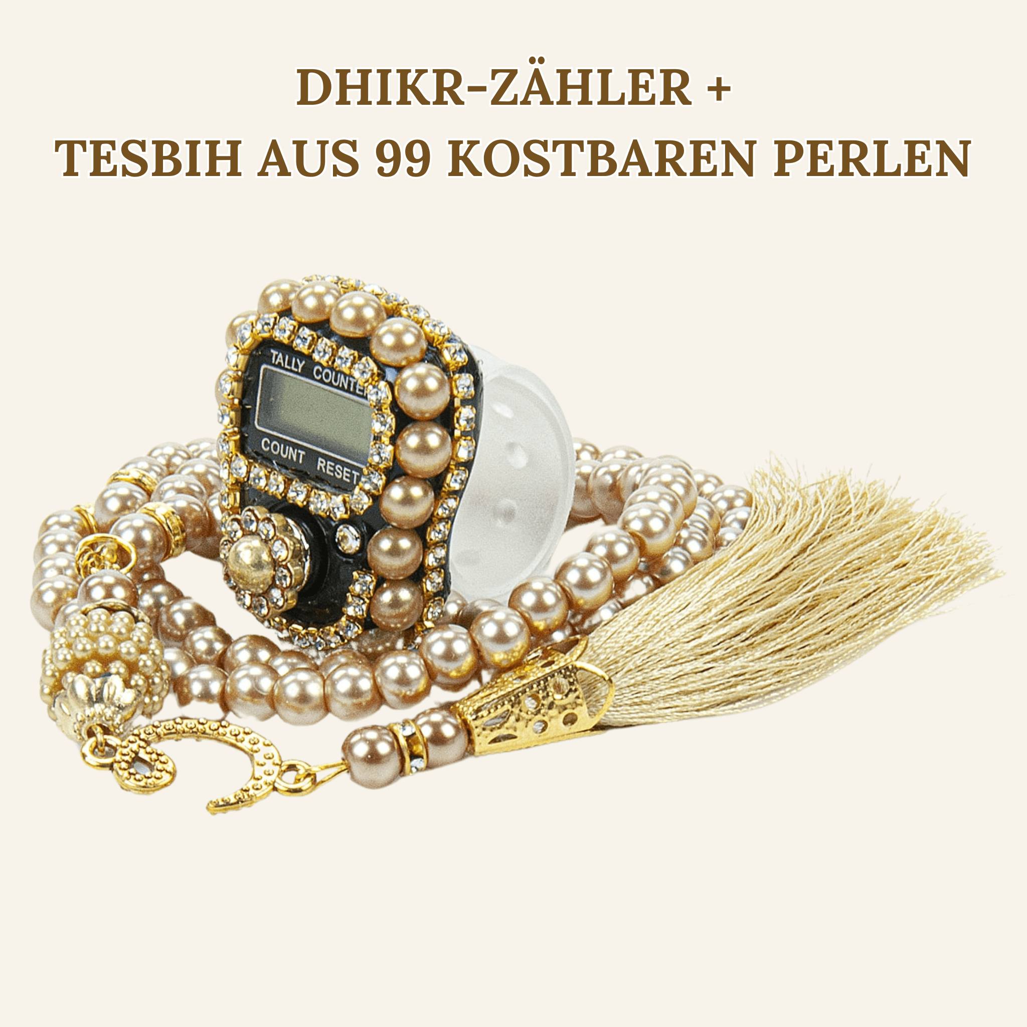 Quran, Dhikr Counter, and 99 Bead Tesbih in Stylish Gift Boxes