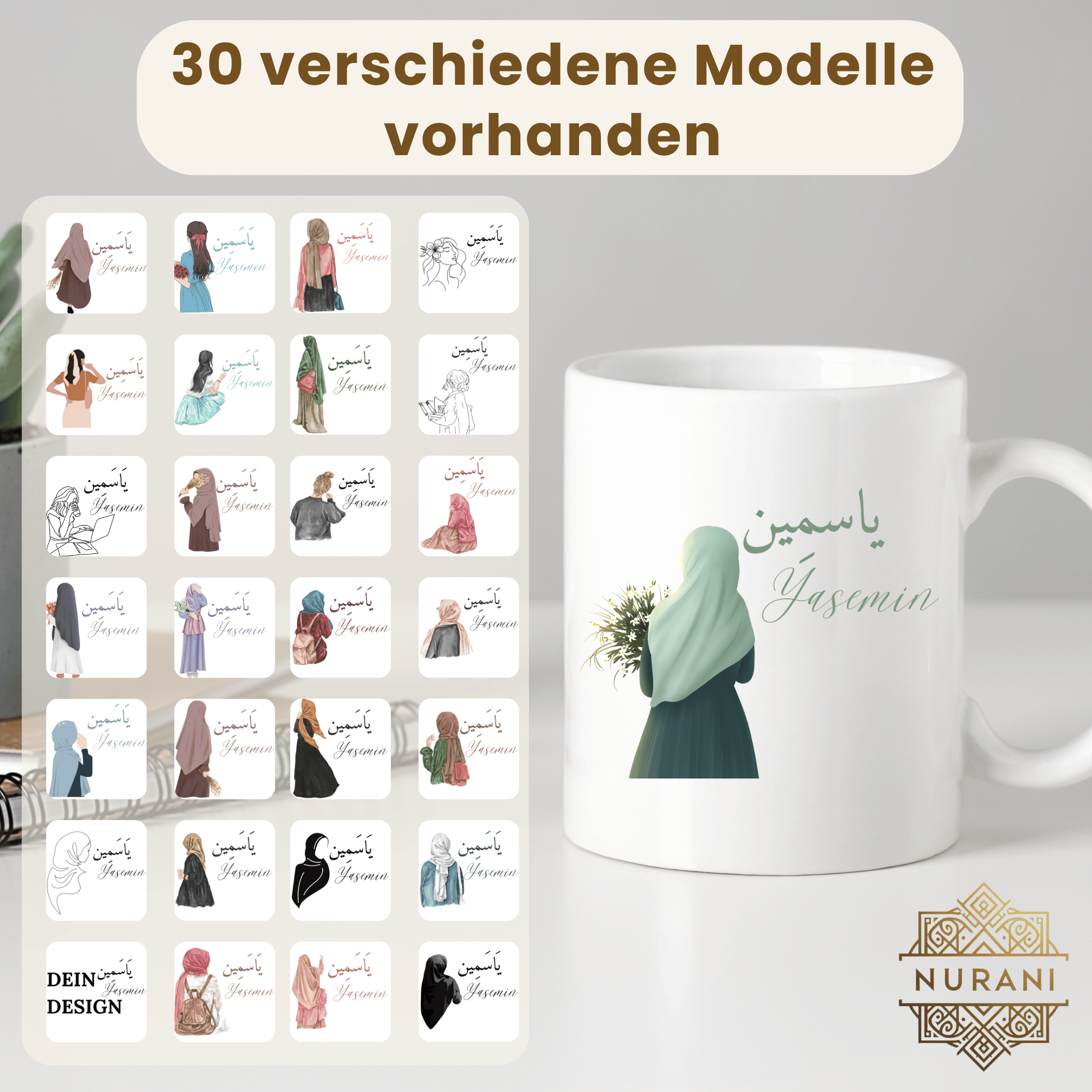 Personalized Mugs - 12 Different Designs